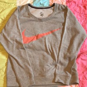 Gray Nike crewneck